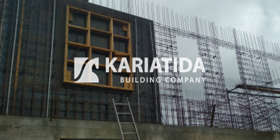 Возведение монолитных стен строительной компанией Кариатида-СТРОЙ.