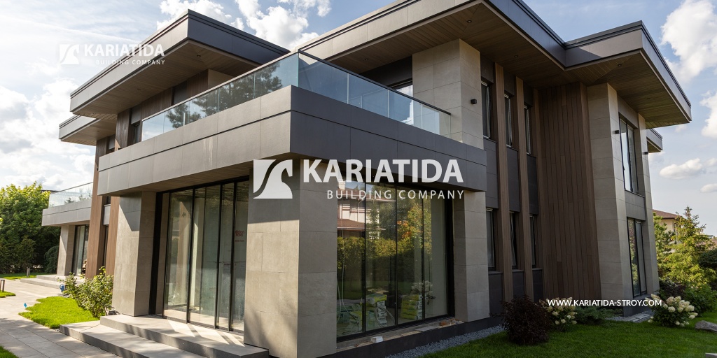 Наружная отделка загородных домов