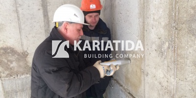 Контроль прочности бетона молотком Шмидта